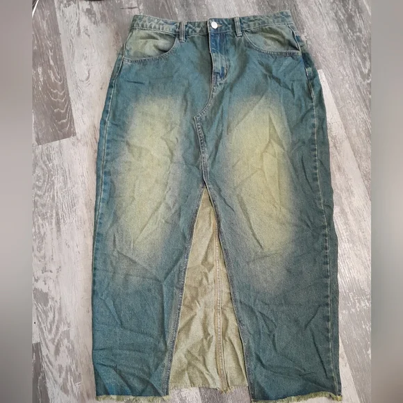 Denim tinted skirt - Picture 5 of 7